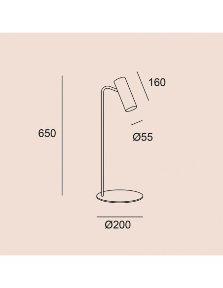 Oferta lámparas de mesa foco articulado