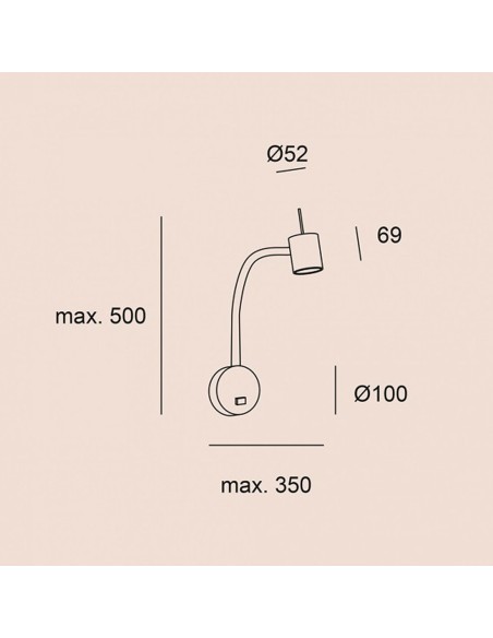 Aplique níquel satinado cabeceros.
