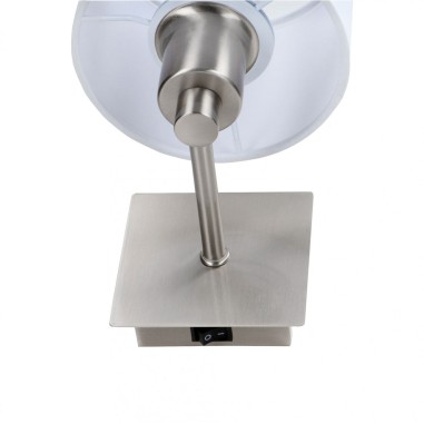 Aplique con pantalla e interruptor