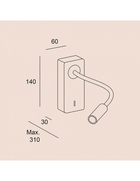 Apliques cama minimalistas