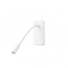 Apliques sencillos blancos cabecero de cama