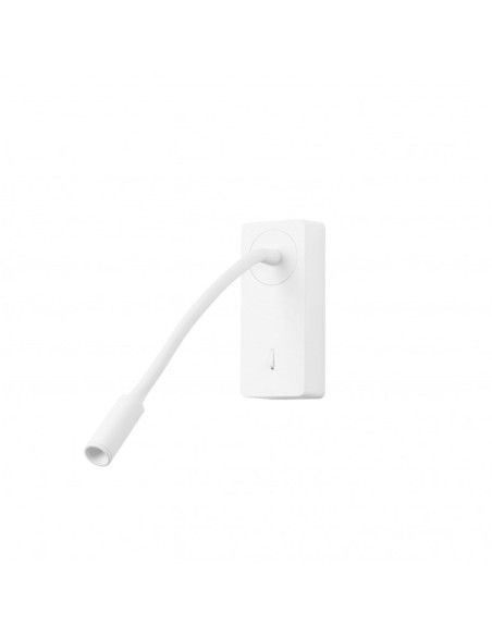 Apliques sencillos blancos cabecero de cama