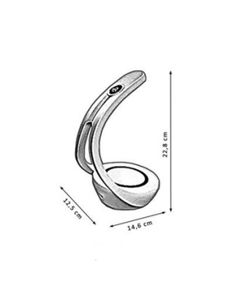 Flexo LED Bluetooth Luz Noche Carga Inalámbrica Táctil