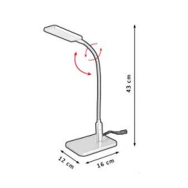 Flexo LED Samsung Plata, Negro, Oro