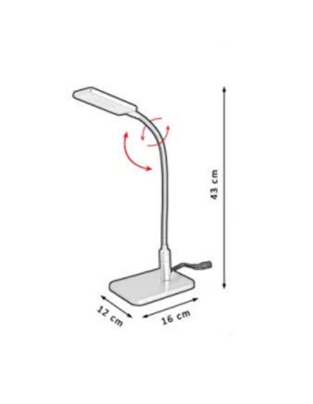 Flexo LED Samsung Plata, Negro, Oro