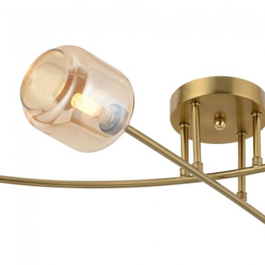 Lámpara dorada económica