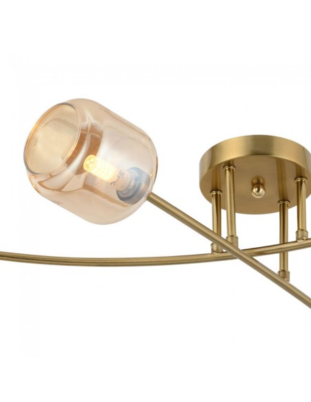 Lámpara dorada económica