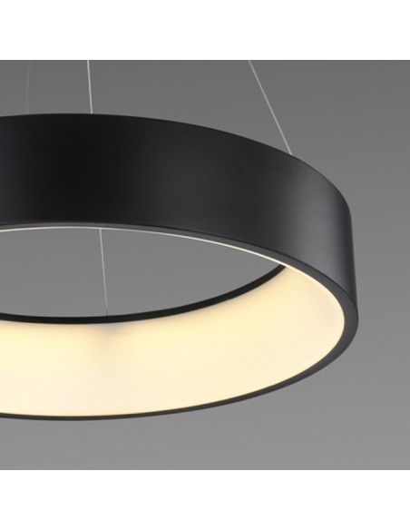 Lámpara de Techo Dormitorio Pantalla Negra