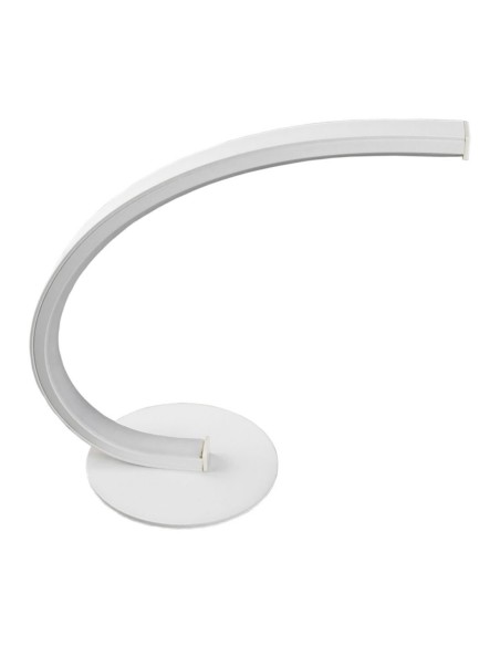 Lámpara de mesa led curvo blanco