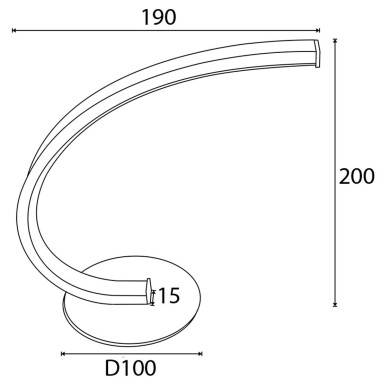 Lámpara de mesa habitación barato