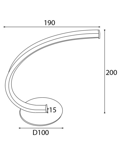 Lámpara de mesa habitación barato