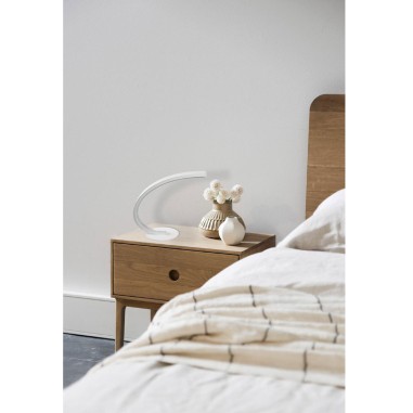 Sobremesa dormitorio diseño blanco