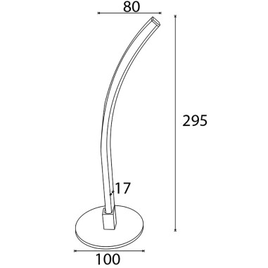 Lámpara de mesa led económico.