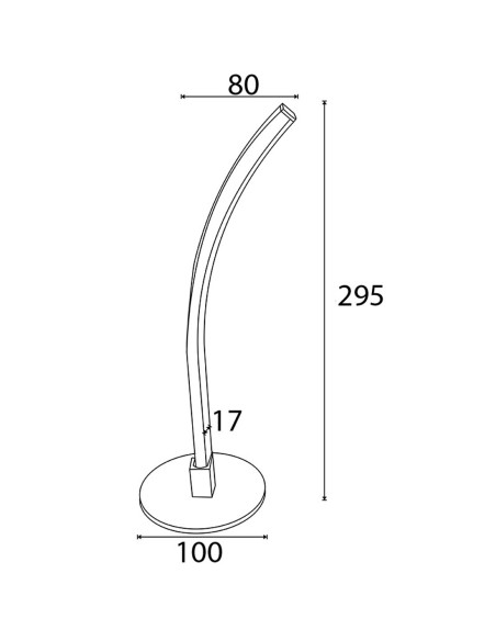Lámpara de mesa led económico.