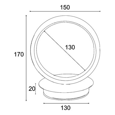Lámpara de mesa led alto rendimiento