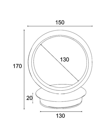 Lámpara de mesa led alto rendimiento