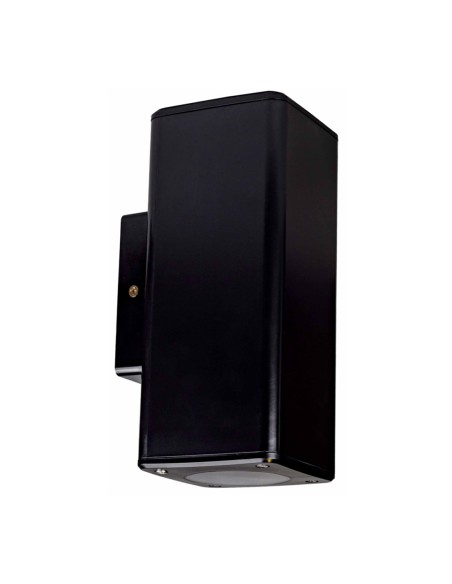 Aplique exterior cuadrado doble luz