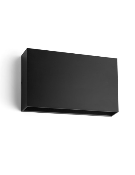 Aplique de pared barredor negro