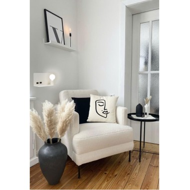 Aplique blanco con cargados para móvil