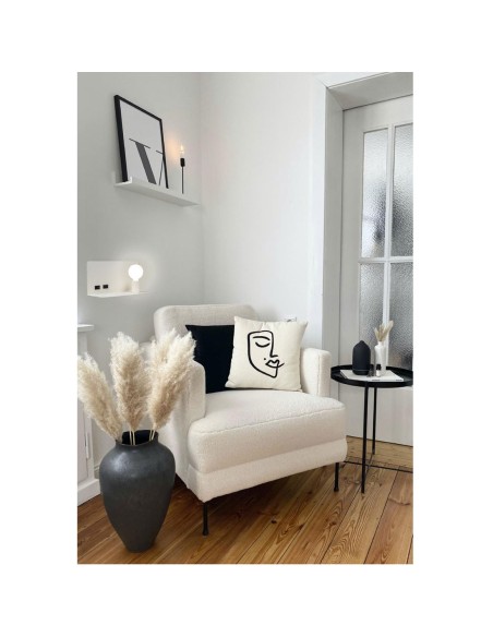 Aplique blanco con cargados para móvil