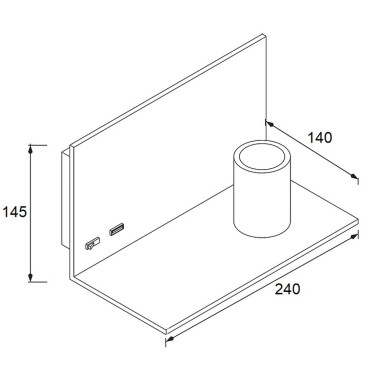Aplique de pared cabecero oferta