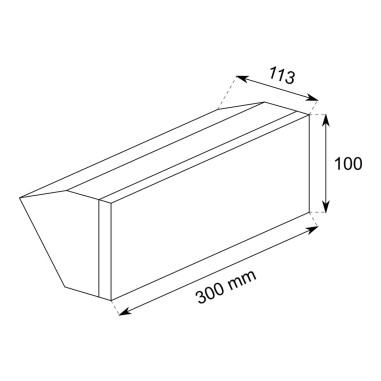 Aplique para exterior led con mucha luz.