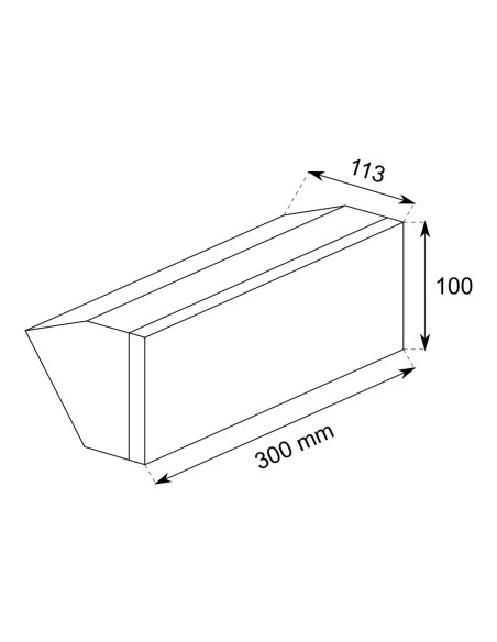 Aplique para exterior led con mucha luz.