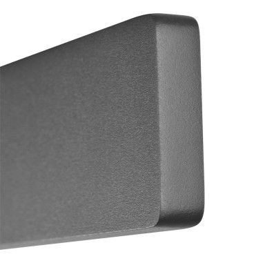 Aplique interior aluminio negro