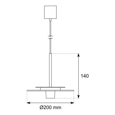 Lámpara de techo minimalista barata