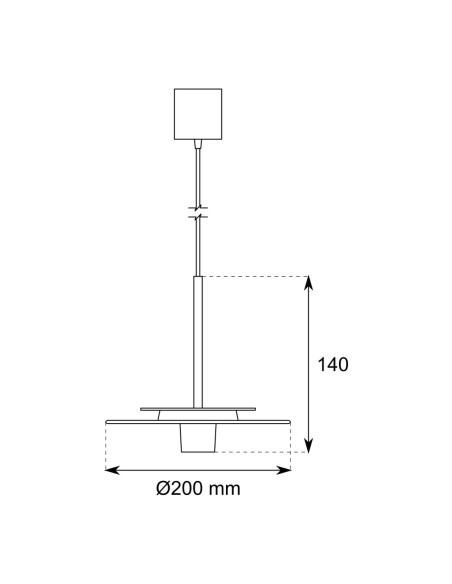 Lámpara de techo minimalista barata