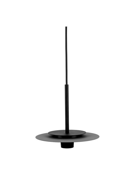 Lámpara de techo luz focal negra