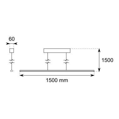 Lámparas blancas para oficinas en oferta