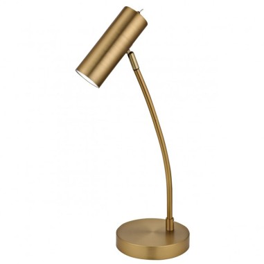 Lámpara de sobremesa moderna dorada