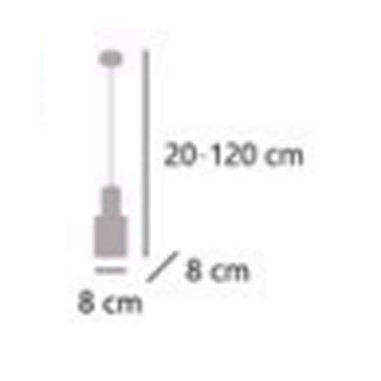 Lámpara isla negro-oro