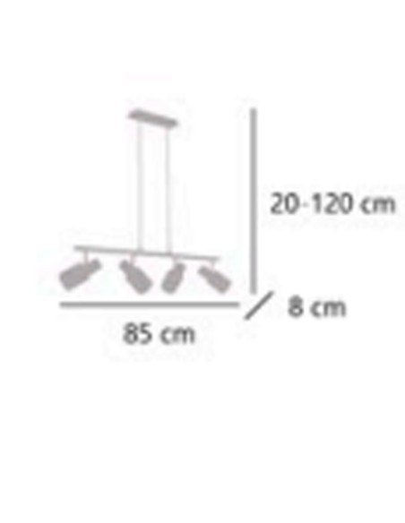 Lámpara salón oferta