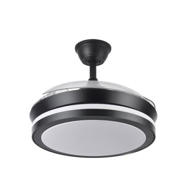 Ventilador retráctil 91cm negro