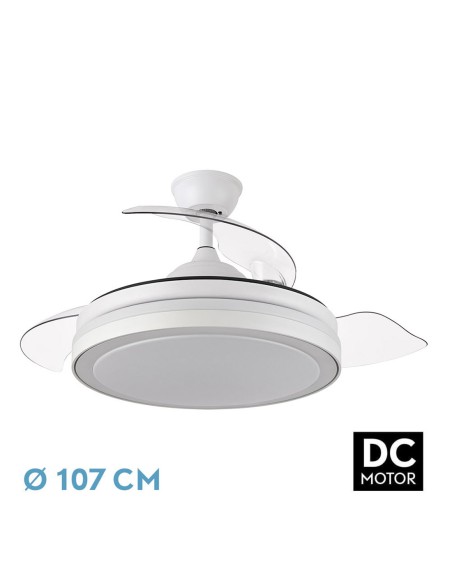 Ventilador Esparta blanco Fabrilamp