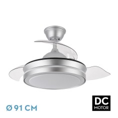 Ventilador Esparta 91cm plata