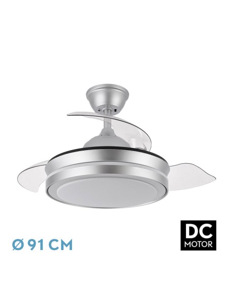 Ventilador Esparta 91cm plata