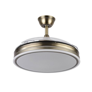 Ventilador Bayomo cuero Fabrilamp