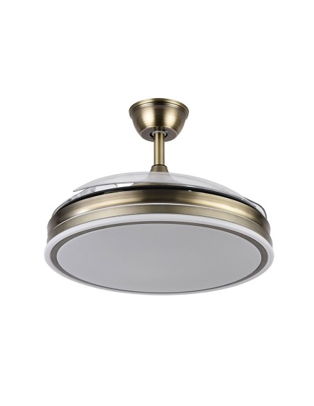 Ventilador Bayomo cuero Fabrilamp