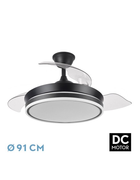 Ventilador Bayomo negro 91 cm