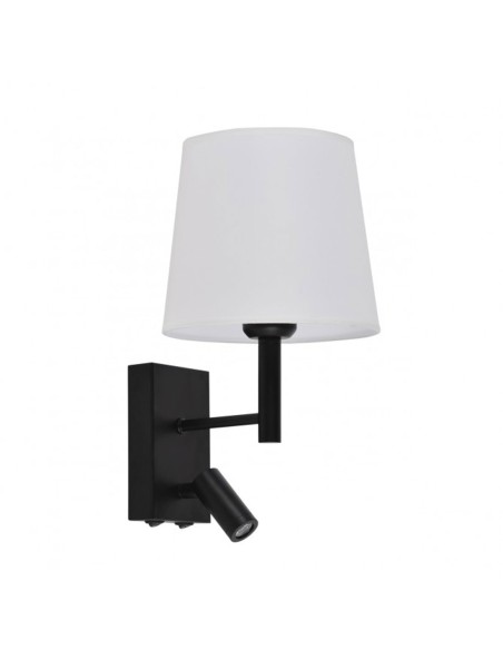 Aplique negro con lector y pantalla