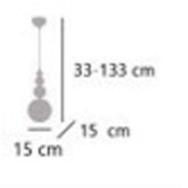 Lámpara de techo montura bolas oferta