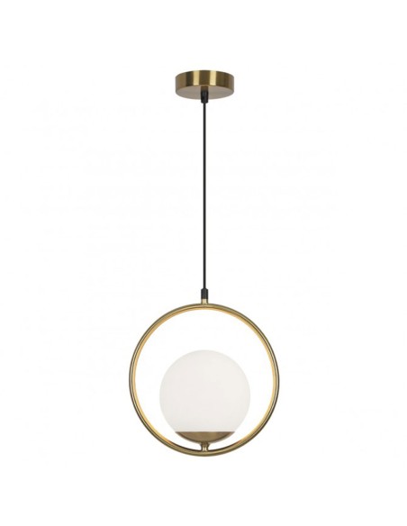 Lámpara de techo circular oro viejo