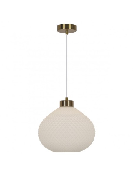 Lámpara de techo cristal blanco