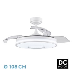 Ventilador Dani blanco Fabrilamp