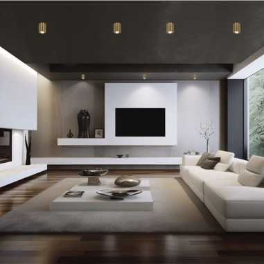 Foco superficie orientable oro viejo. Foco superficie orientable oro viejo.