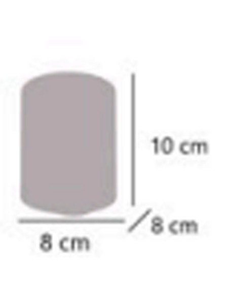 Plafón Cilindro Orientable Aluminio Blanco