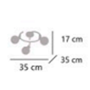 Oferta plafón Rolo negro